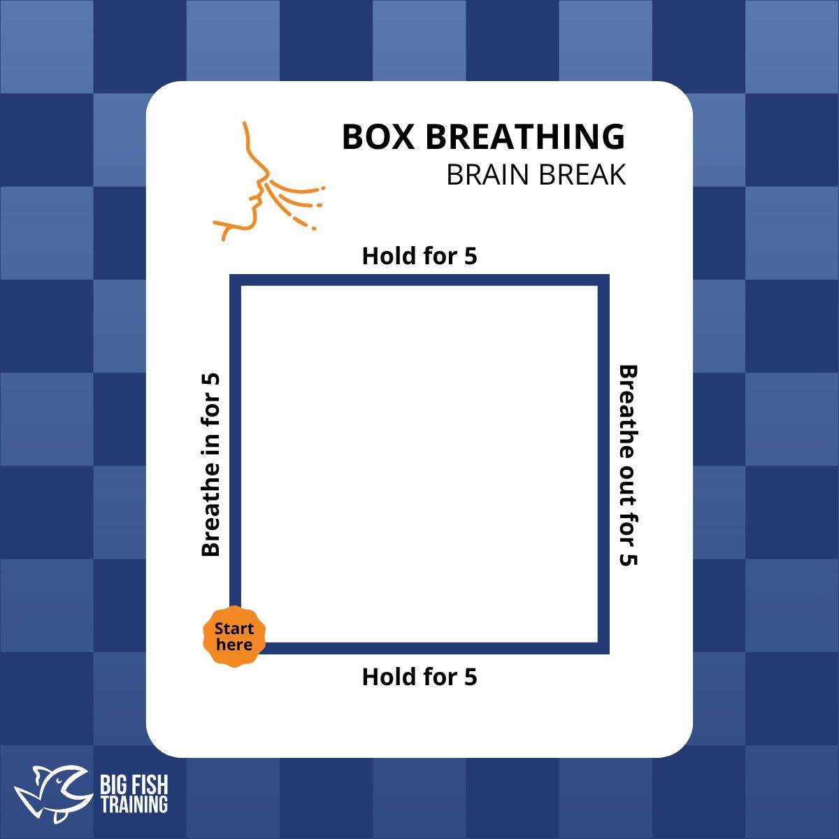 How to do the box breathing technique for workplace stress